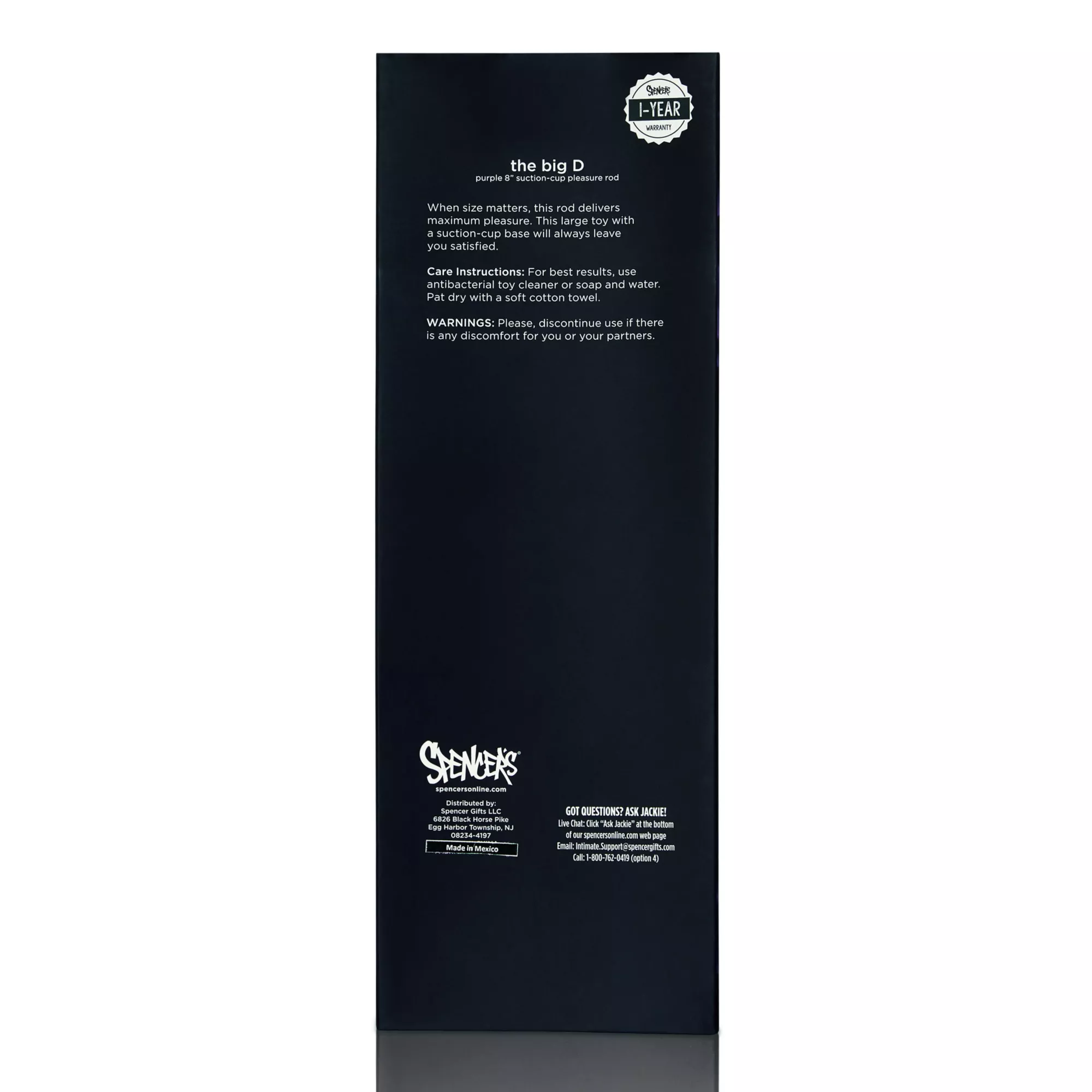 The Big D Dildo 8 Inch Purple - Hott Love Extreme at Spencer's