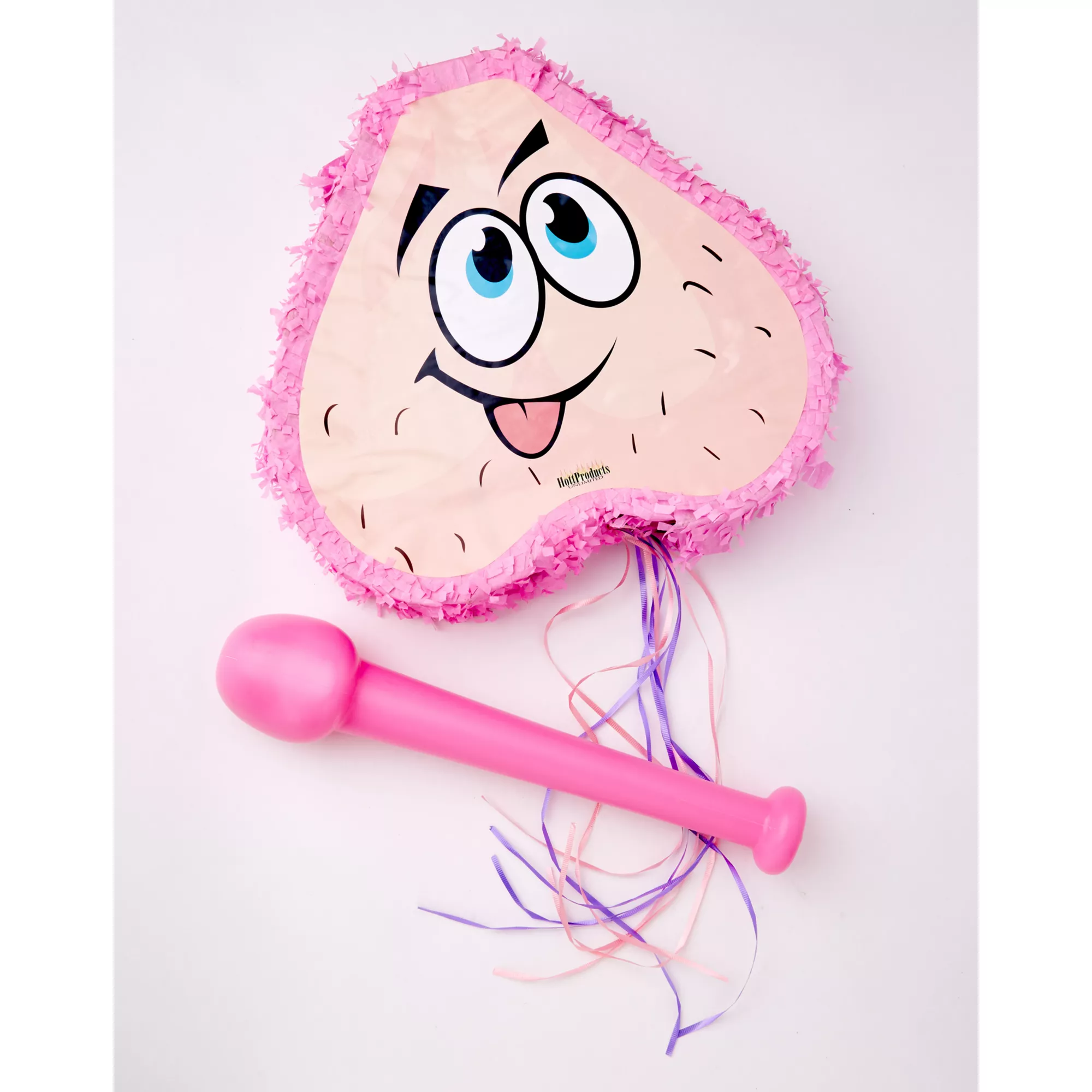 Pecker Pinata and Bat Set