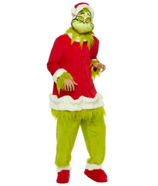 Adult How The Grinch Stole Christmas Costume - Dr. Seuss