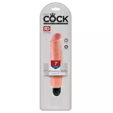 King Cock Vibrating Stiffy 7 Inch Vibrator at Spencer's