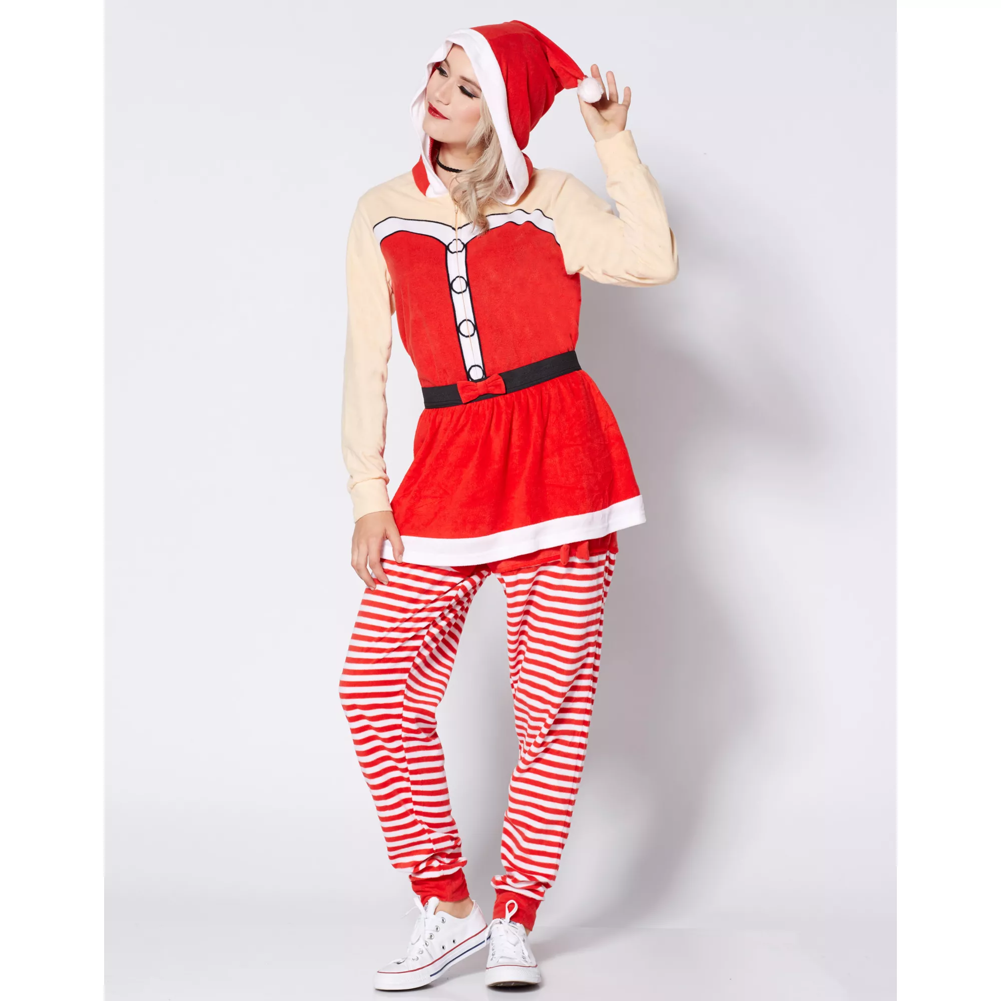 Ms. Claus Jumpsuit at Spencer's