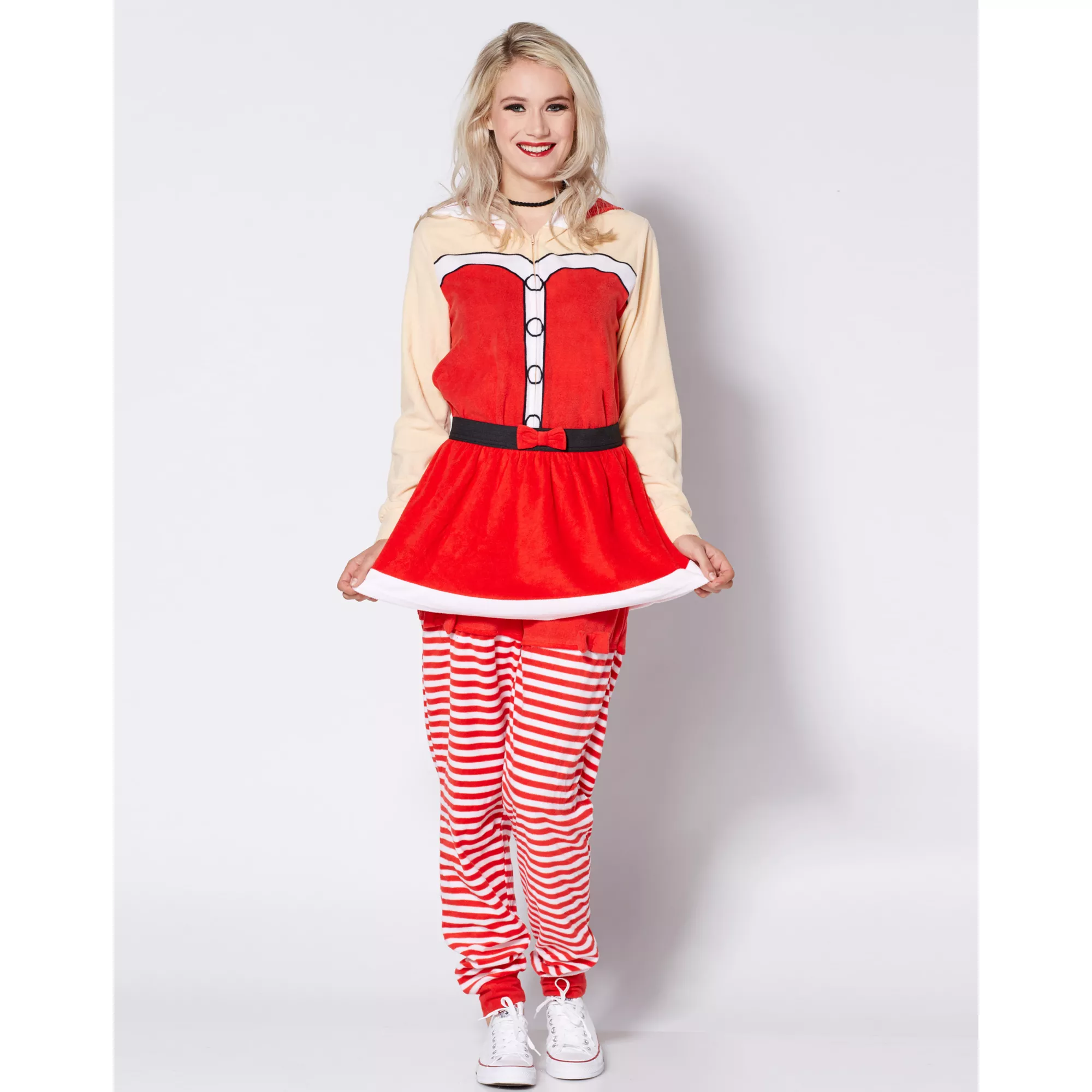 Ms. Claus Jumpsuit at Spencer's