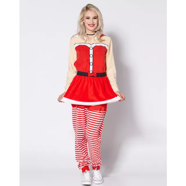 Ms. Claus Jumpsuit at Spencer's