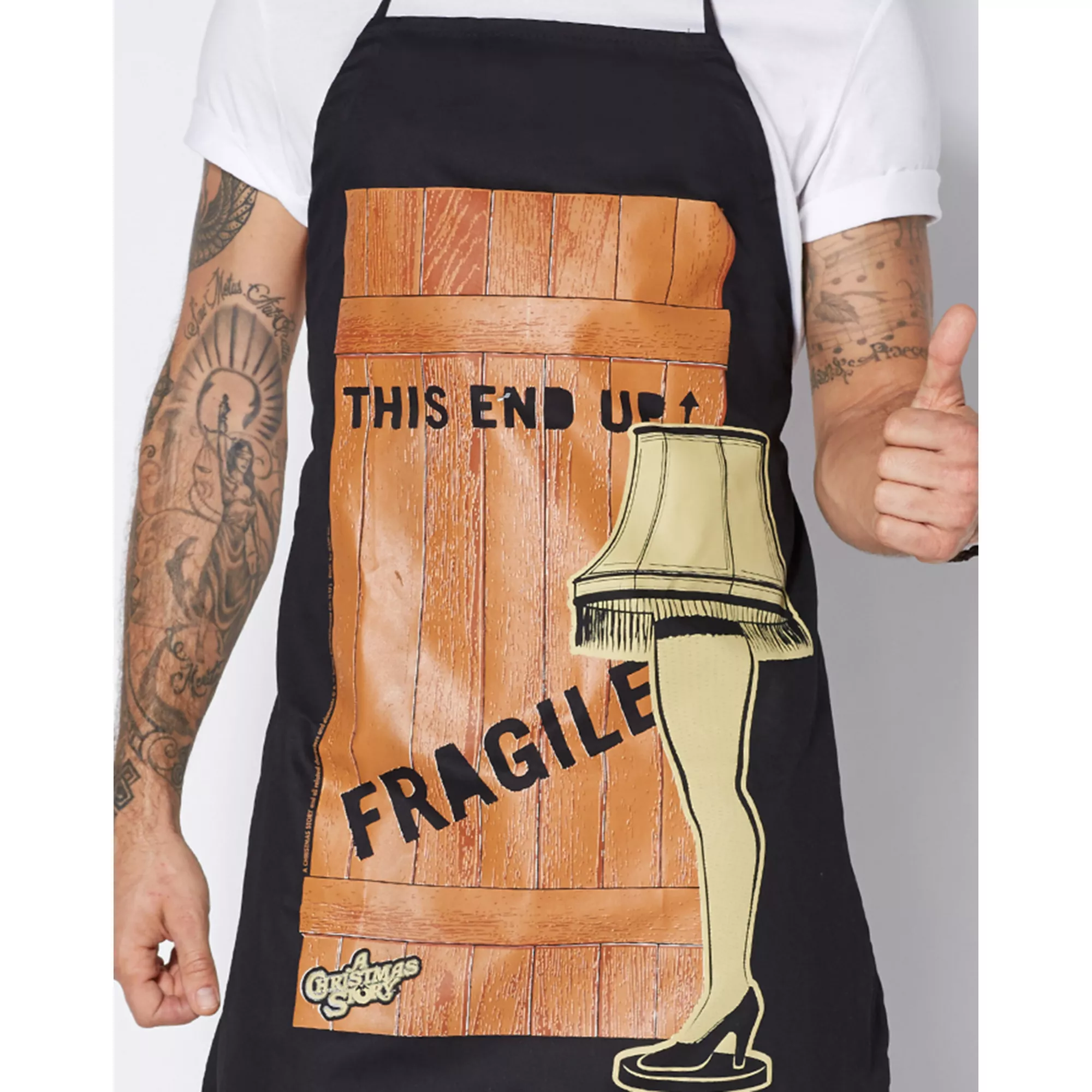This End Up Fragile Leg Lamp Apron - A Christmas Story at Spencer's
