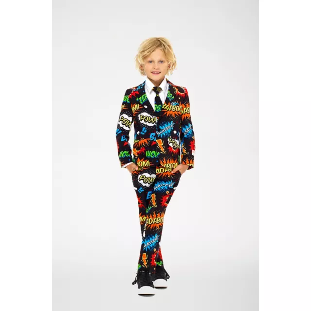 Kids Comic Book Party Suit at Spencer's