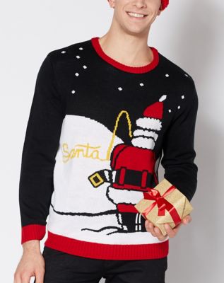 Santa 2025 peeing sweater