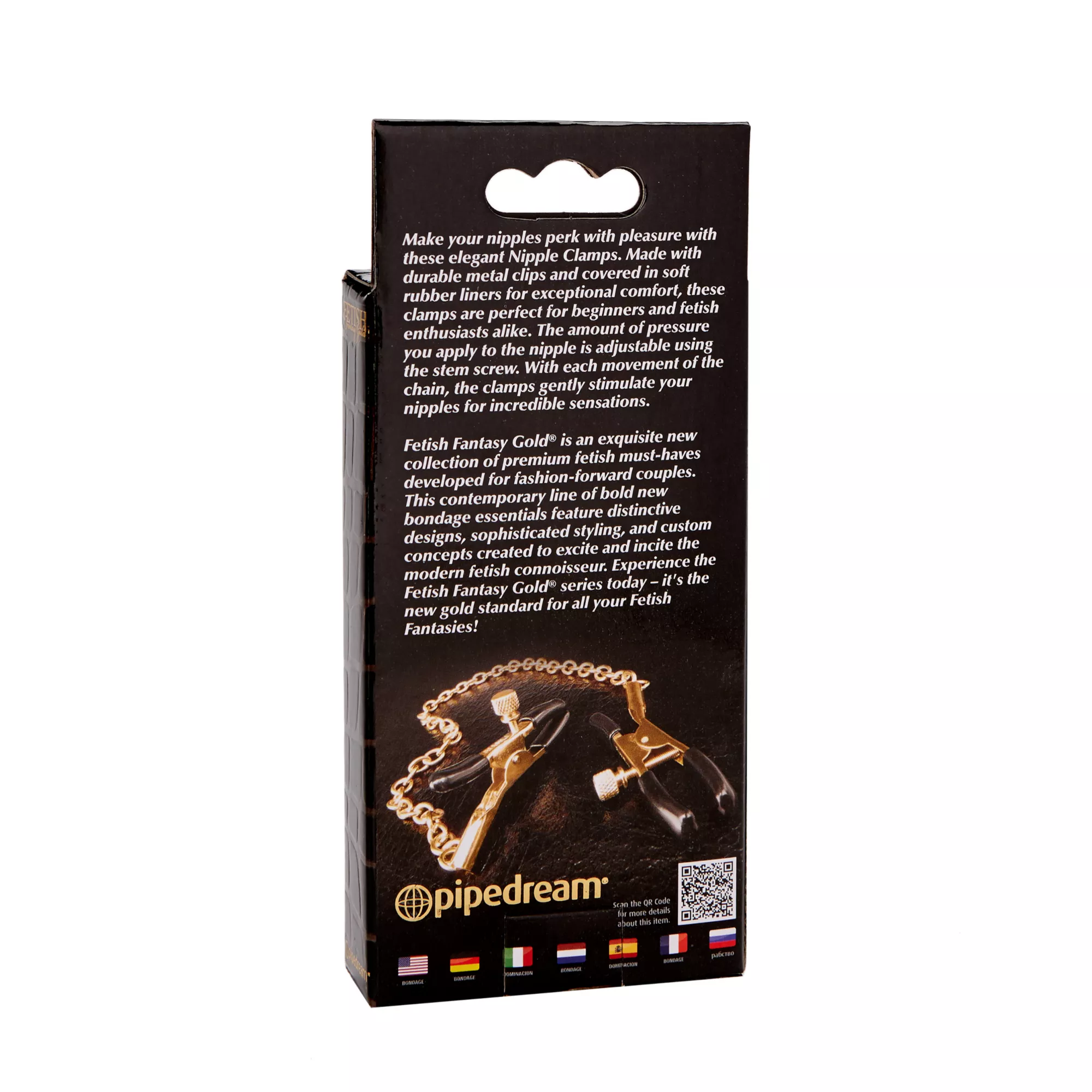 Goldtone Nipple Clamps - Fetish Fantasy at Spencer's