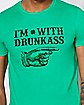 I'm With Drunkass St. Patrick's Day T Shirt