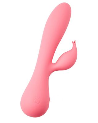 Waterproof Heated Glo Rabbit Vibrator - 7 Inch
