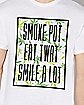 Smoke Pot Eat Twat Smile A Lot T Shirt