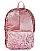 Pink Sequin and Velvet Backpack