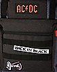 Back In Black ACDC Backpack
