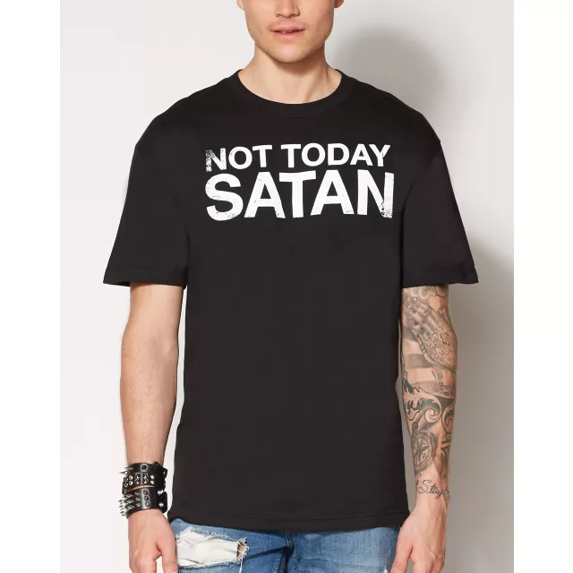 Not Today Satan Plus Size T Shirt Spencer s