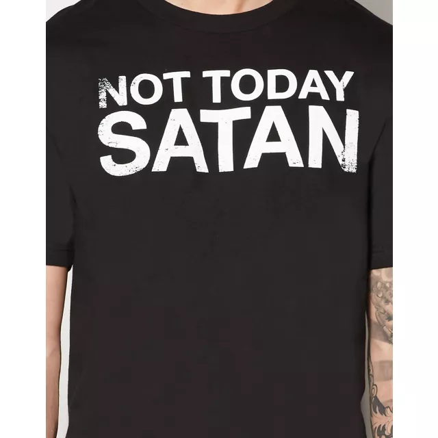 Not Today Satan Plus Size T Shirt - Spencer's