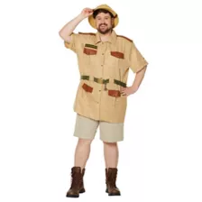 Adult Men's Zookeeper Plus Size Costume at Spirit Halloween