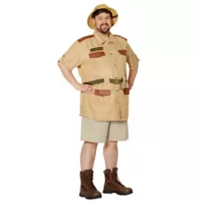 Adult Men's Zookeeper Plus Size Costume at Spirit Halloween