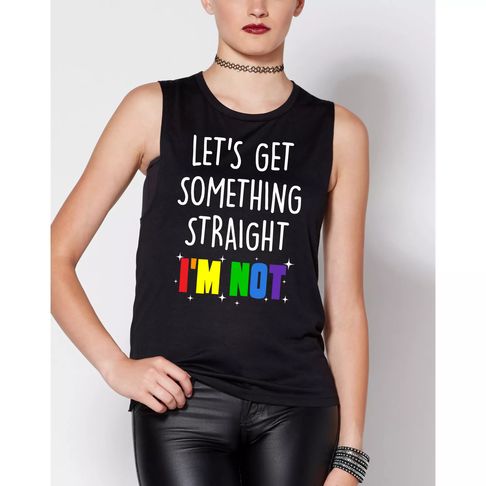 Let's Get Something Straight I'm Not Pride Tank Top at Spencer's