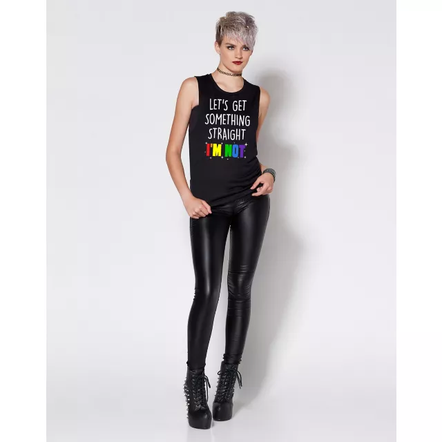 Let's Get Something Straight I'm Not Pride Tank Top at Spencer's