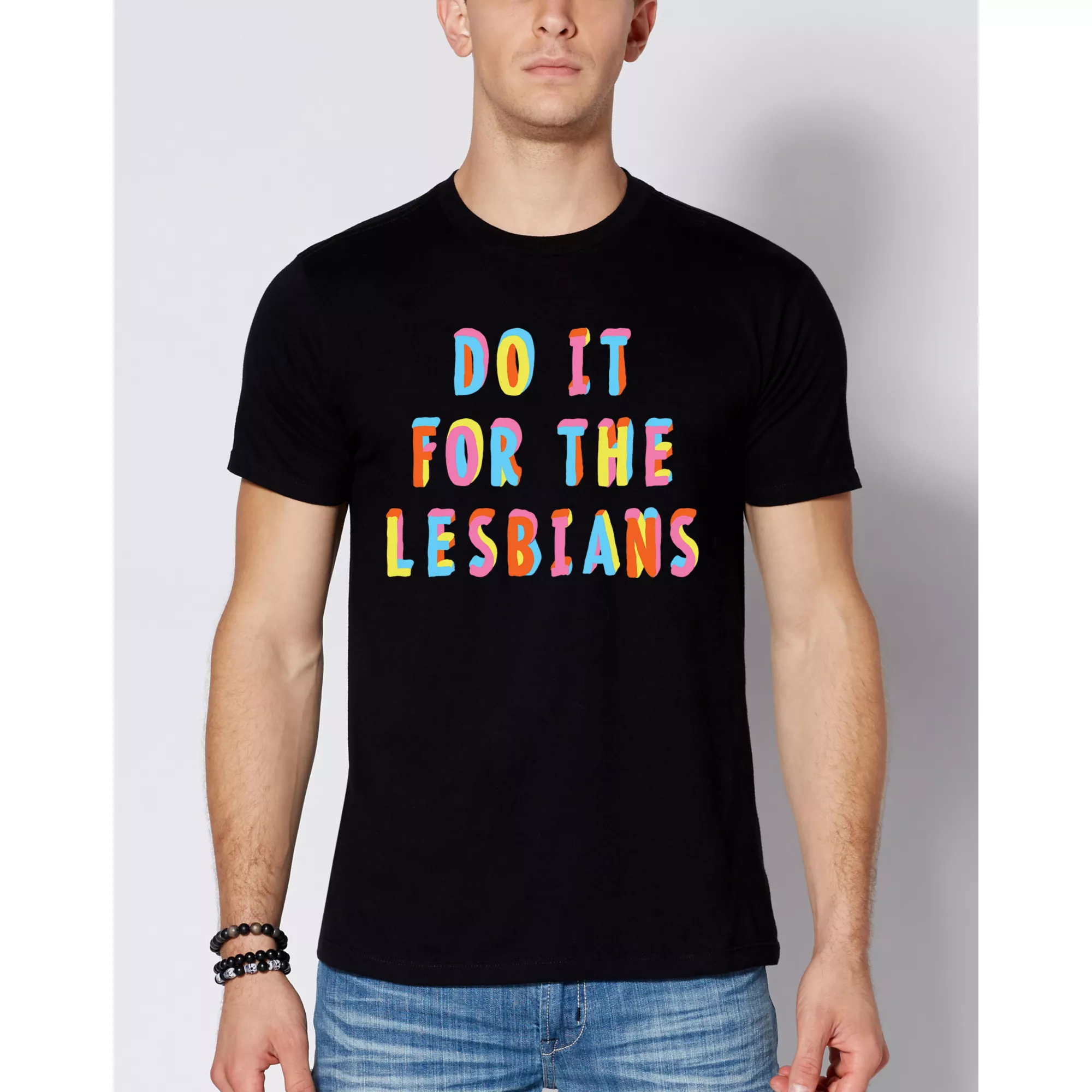 Do It For The Lesbians Pride T Shirt at Spencer's