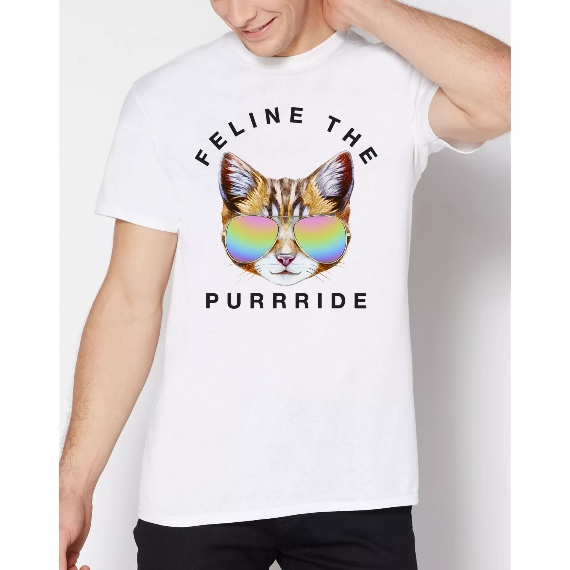 Feline The Purrride T Shirt at Spirit Halloween
