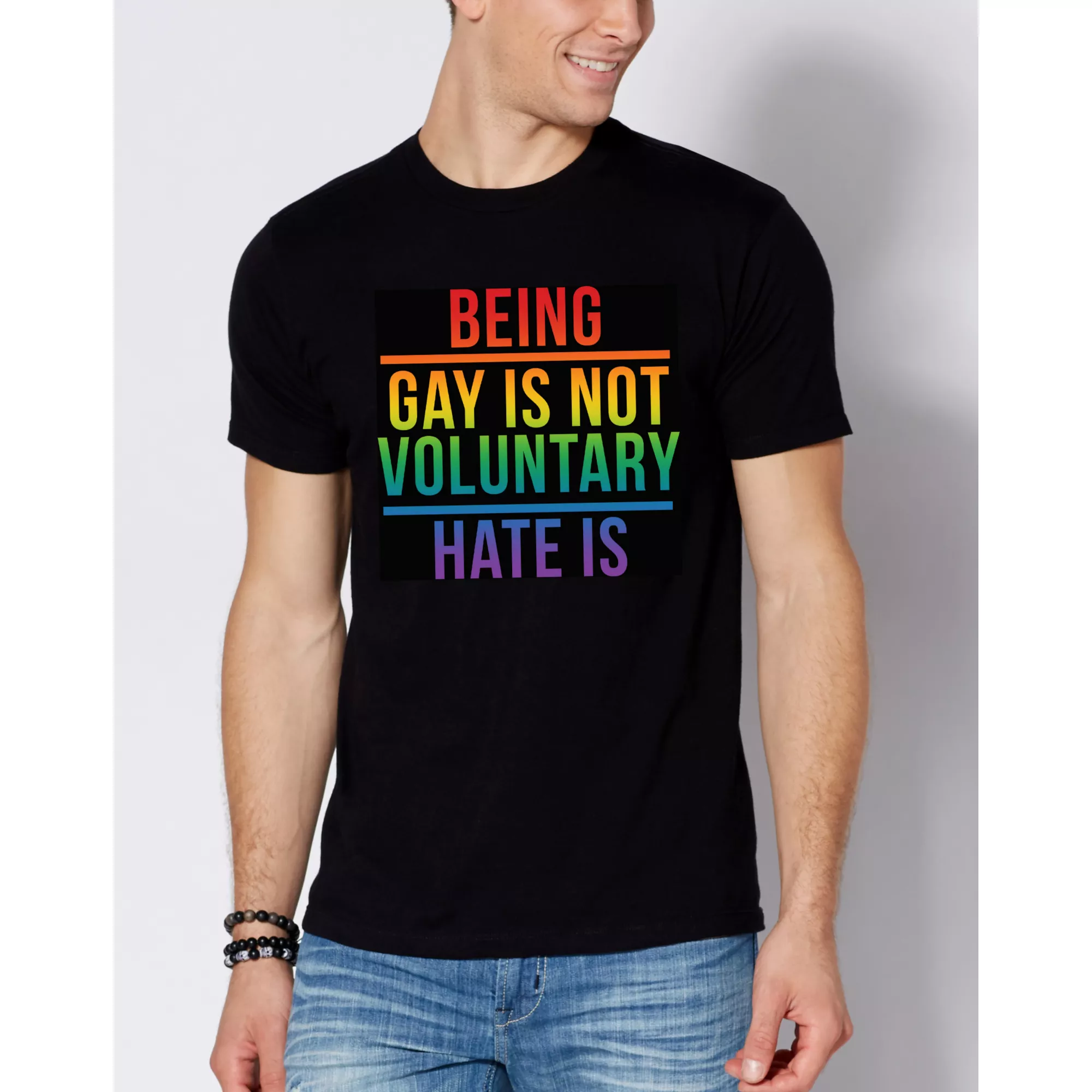Being Gay Is Not Voluntary Hate Is Pride T Shirt at Spencer's
