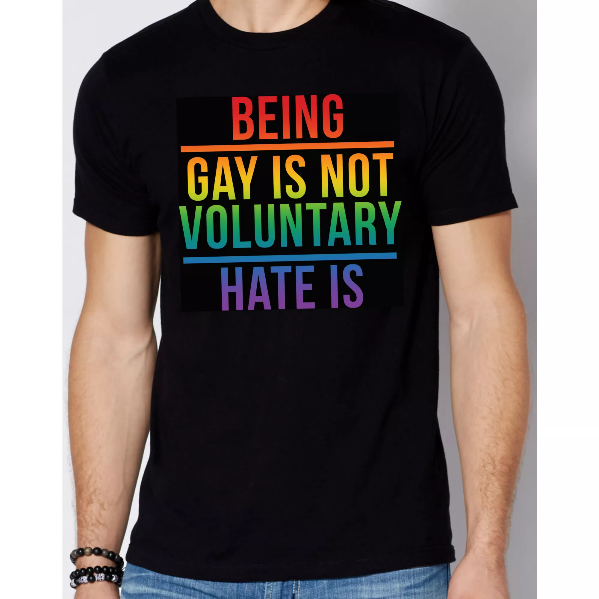 Being Gay Is Not Voluntary Hate Is Pride T Shirt at Spencer's