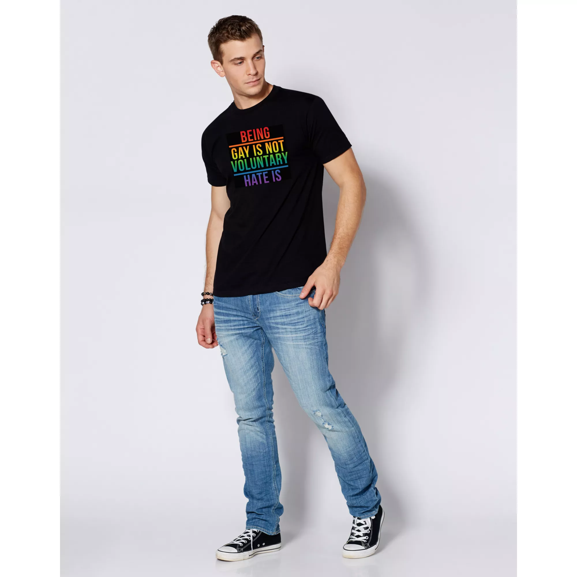 Being Gay Is Not Voluntary Hate Is Pride T Shirt at Spencer's