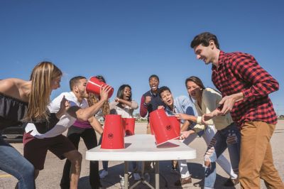 Spencer's Wicked Big Sports Flip Cup