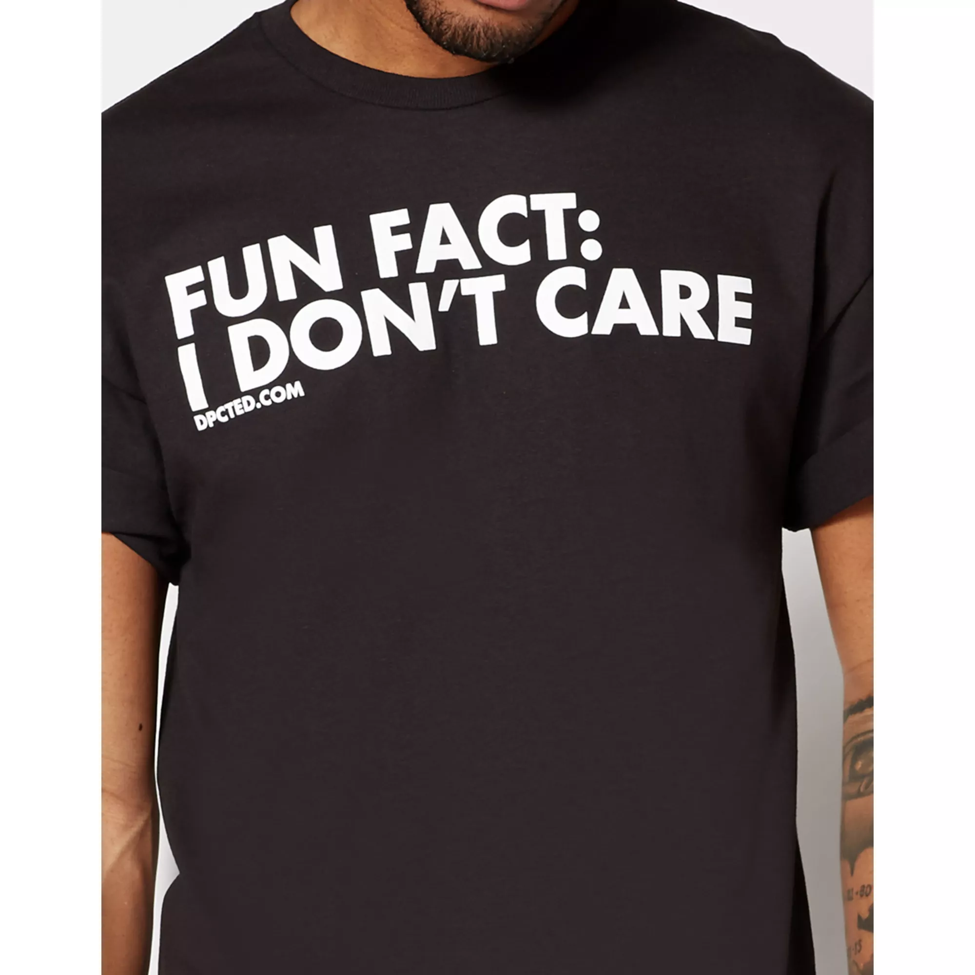Fun Fact I Don't Care Plus Size T Shirt - DPCTED at Spencer's