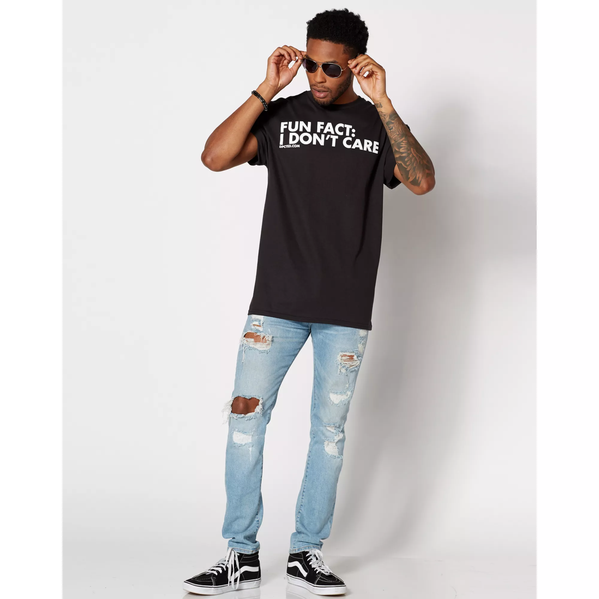 Fun Fact I Don't Care Plus Size T Shirt - DPCTED at Spencer's