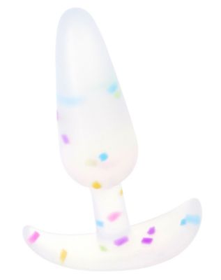 Confetti Butt Plug 3 Inch - Sexology