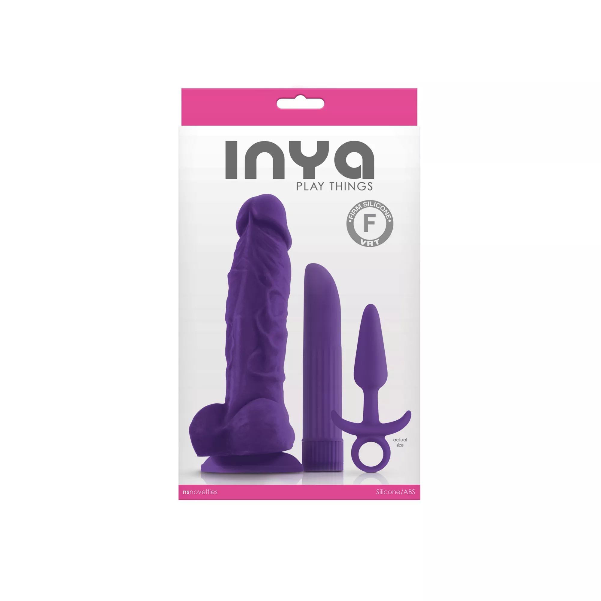 3-Pack Waterproof Dildo Vibrator & Anal Plug Set