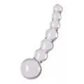 Curved Beaded Glass Dildo - 5 Inch at Spencer's
