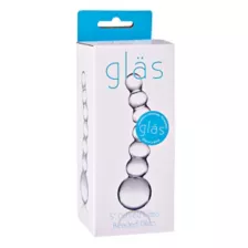 Curved Beaded Glass Dildo - 5 Inch at Spencer's