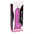 Suction Cup Dildo with Balls Purple - 5 Inch at Spencer's
