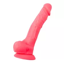 Suction Cup Dildo with Balls Blue - 8 Inch at Spencer's