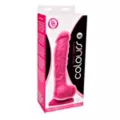 Suction Cup Dildo with Balls Blue - 8 Inch at Spencer's
