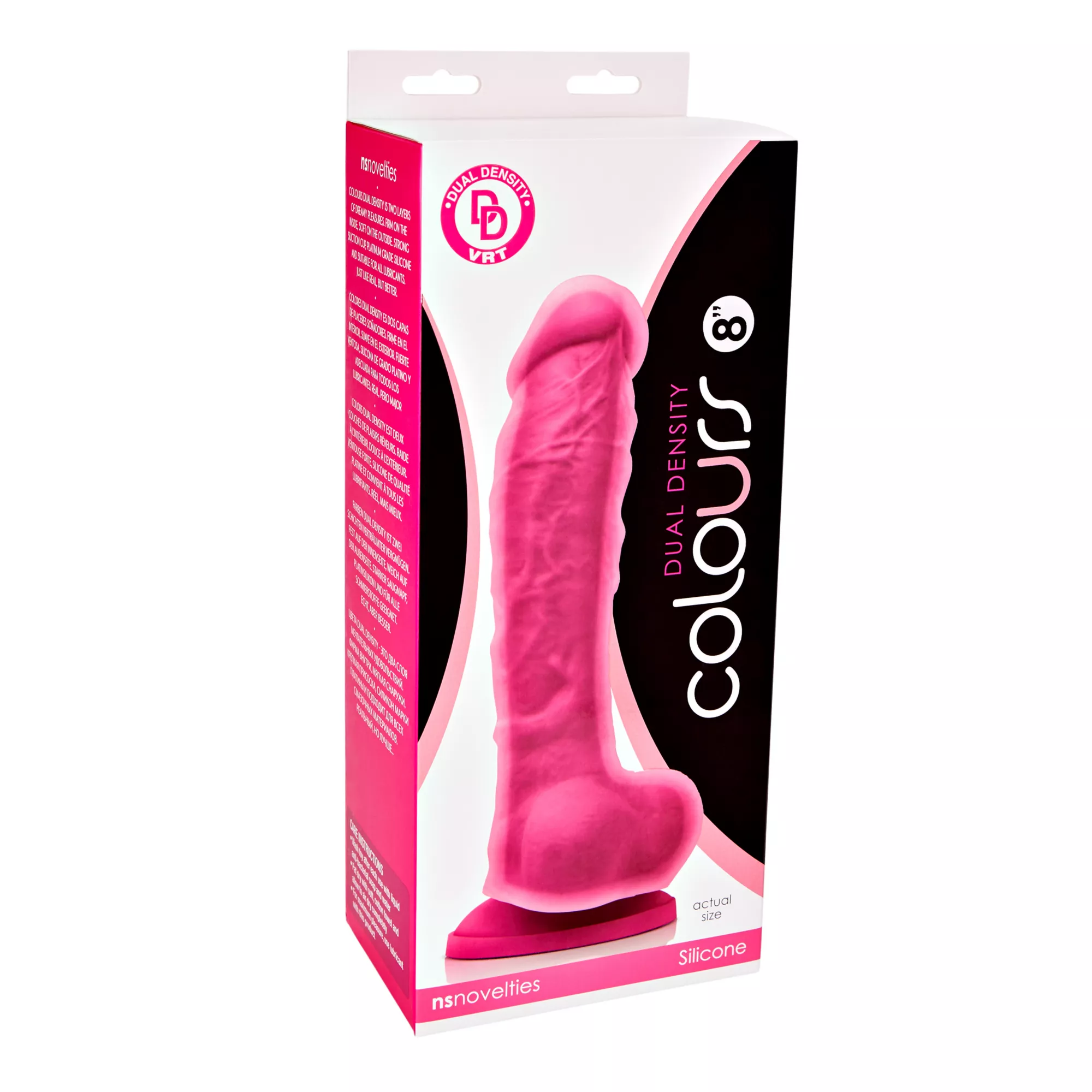 Suction Cup Dildo with Balls Blue - 8 Inch at Spencer's