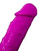 Suction Cup Dildo with Balls Blue - 8 Inch
