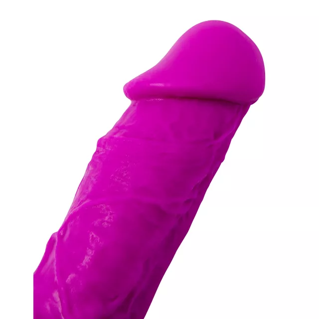 Suction Cup Dildo with Balls Blue - 8 Inch at Spencer's