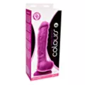 Suction Cup Dildo with Balls Blue - 8 Inch at Spencer's