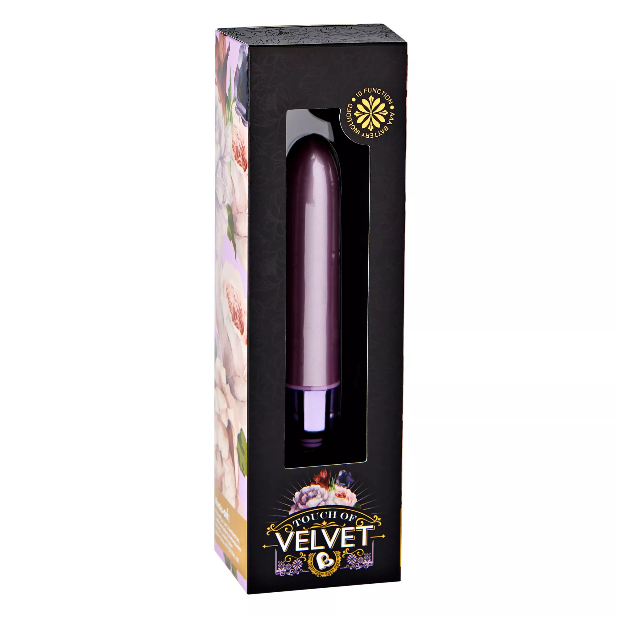 Lilac Touch of Velvet 10-Function Waterproof Bullet Vibrator - 4 Inch at Spencer's