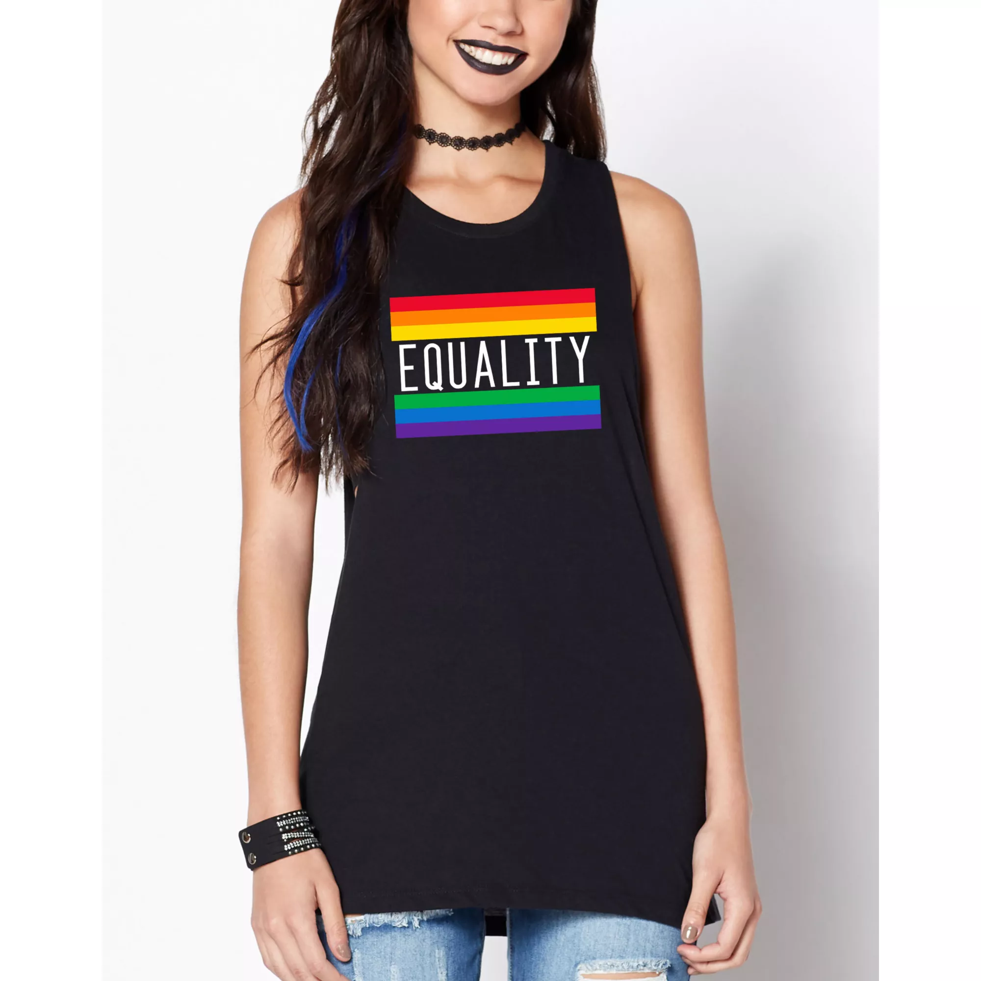 Pride Equality Tank Top at Spencer's