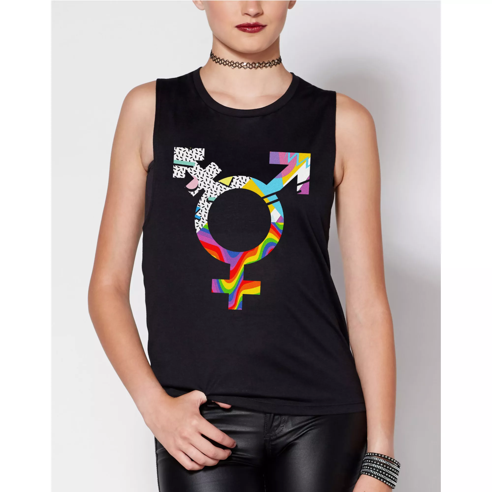 Rainbow LGBTQ Pride Tank Top at Spencer's