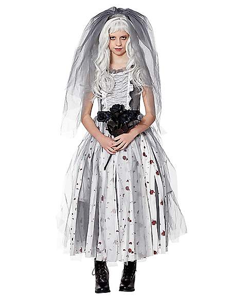 Kids Ghost Bride Costume - The Signature Collection - Spencer's