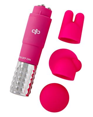 Rose Revitalize Waterproof Massager Kit - Pink - Spencer's