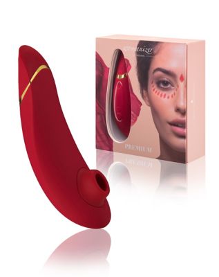 Womanizer premium waterproof rechargeable massager red