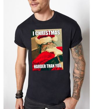 Christmas Harder Than You Ugly Christmas T Shirt