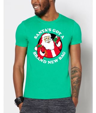 Santa's Got A Brand New Bag Ugly Christmas T Shirt