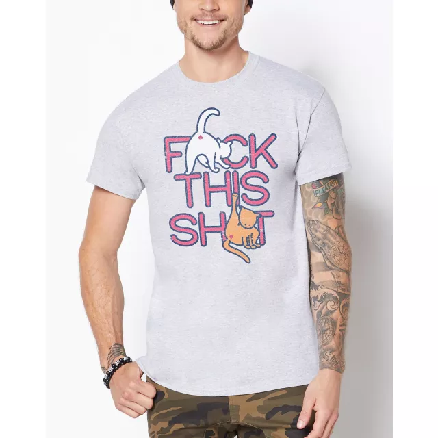 Cat Fuck This Shit T Shirt at Spencer's